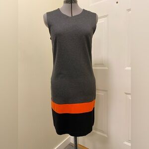 Sleeveless Round Neck Colourblock Slimming Sheath Women’s Dress size S